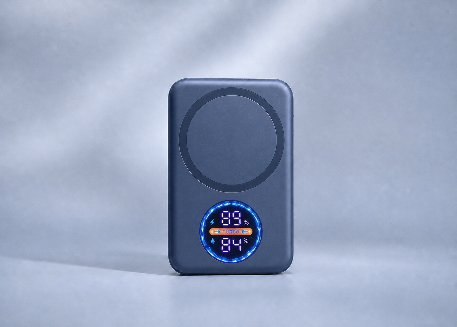 Halo Mag blue magnetic scented power bank